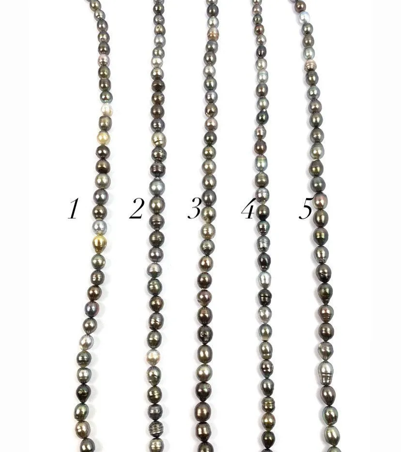 Shimmering, 9mm-12mmTahitian Pearl Strands, Tahiti Pearls, SKU 993
