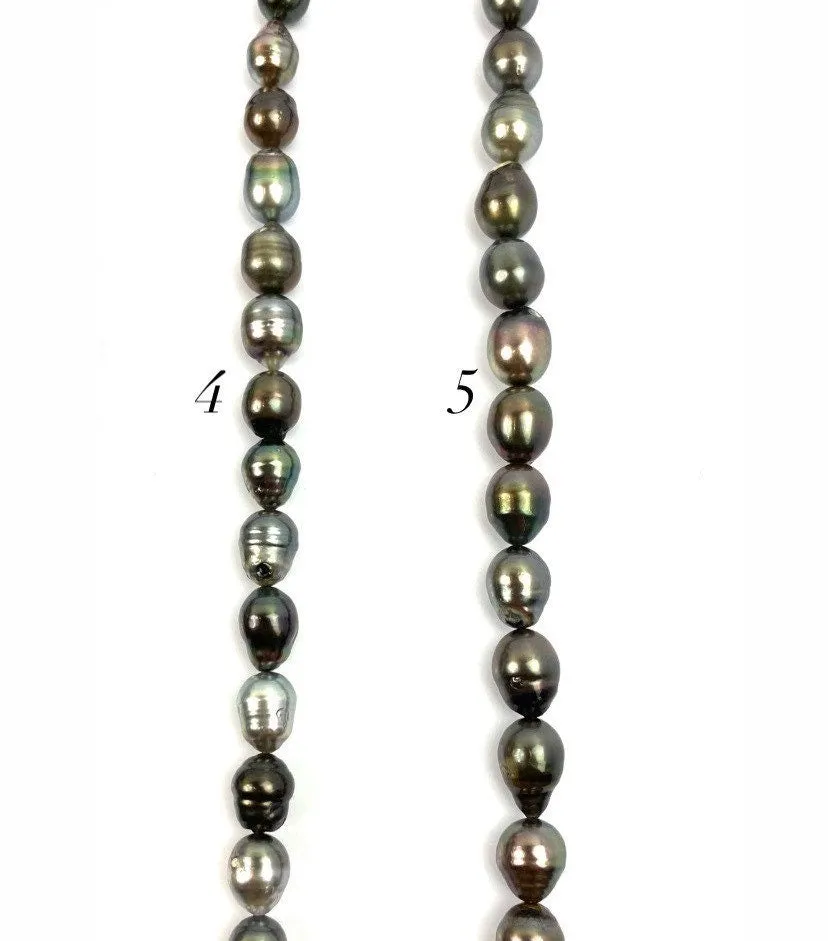 Shimmering, 9mm-12mmTahitian Pearl Strands, Tahiti Pearls, SKU 993