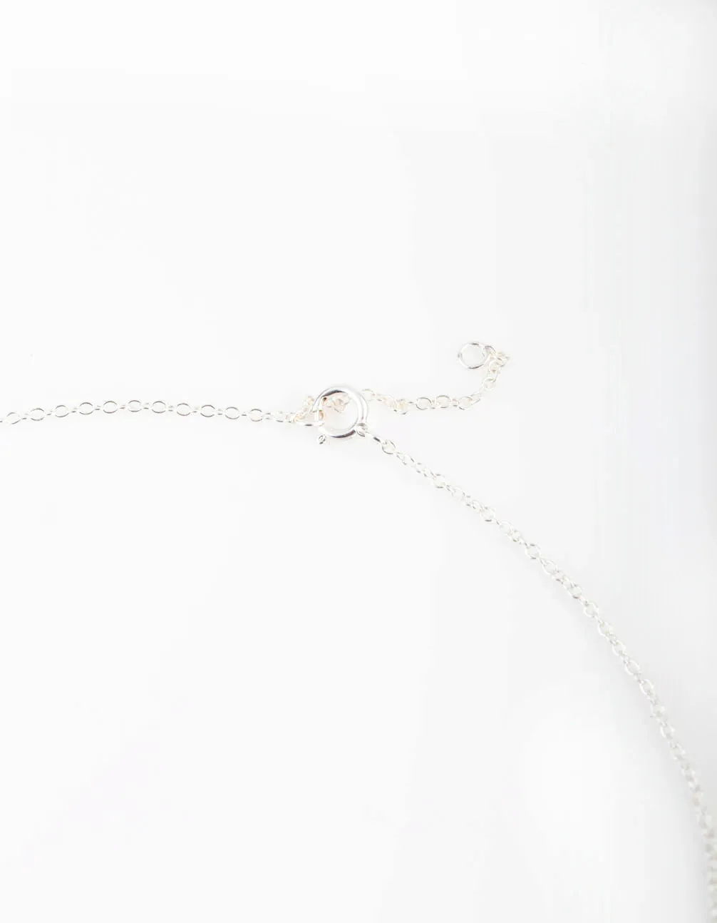Sterling Silver Moon Necklace